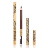 Lasting Color Double Head Eyebrow Pencil with Brush Waterproof Not Blooming Black Brown Professional Tint Shade Eyebrows Makeup 6