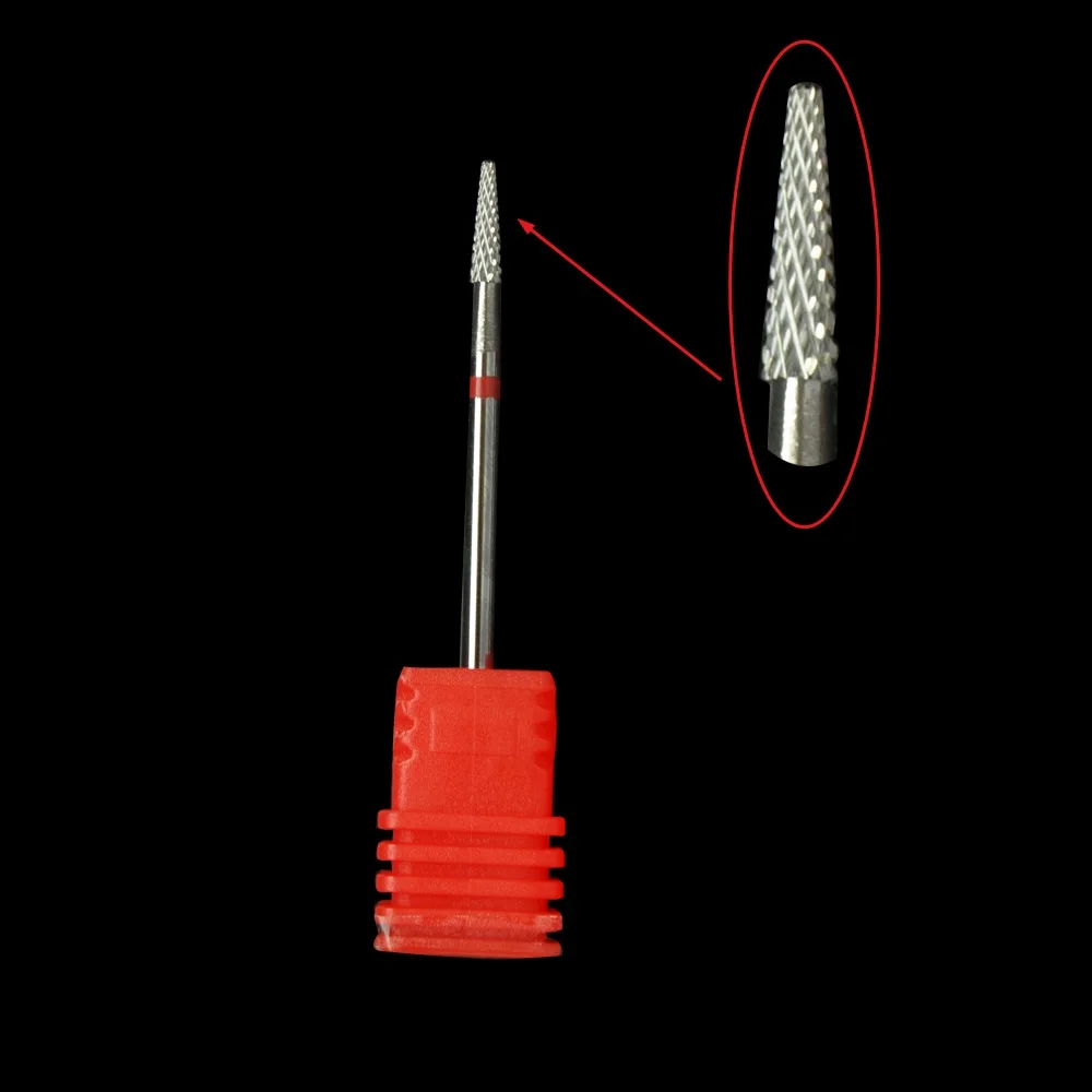 6 Types Tungsten Carbide Nail Drill Bit Electric Nail Mills Cutter for Manicure Machine Files Accessories nail drill bit nail drill bits