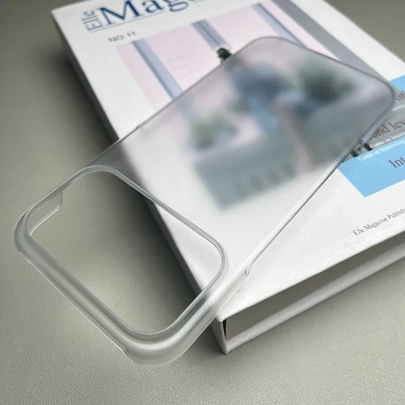 Thin Sandstone Frameless Cooling Phone Case - Shockproof Matte Hard PC Cover