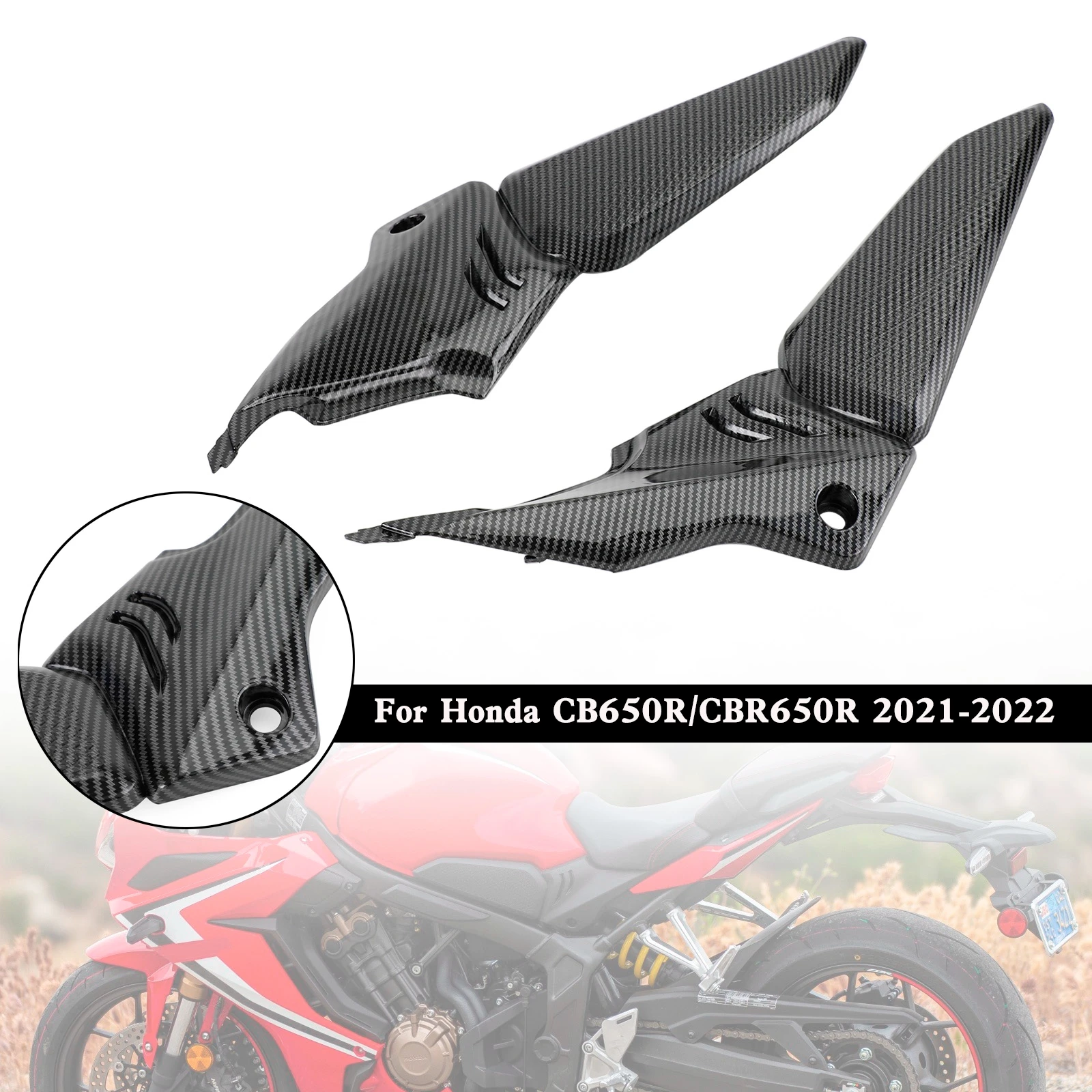 

Artudatech передняя сторона сиденья обтекателя газа бак панель для Honda CB650R CBR650R 2021-2022
