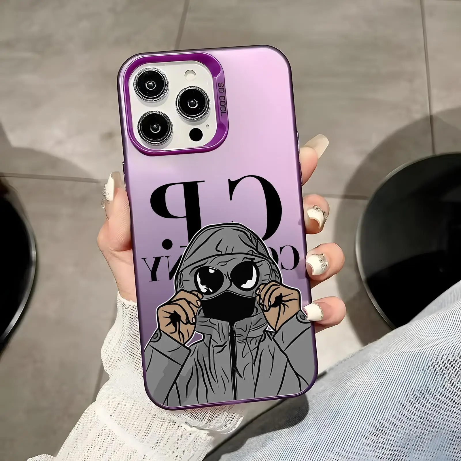 Senior Cool Silver IMD Luxury Shockproof Phone Case