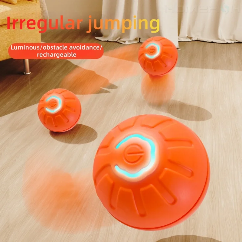 Smart Jumping Ball Toy Auto-Moving for Dogs Cats