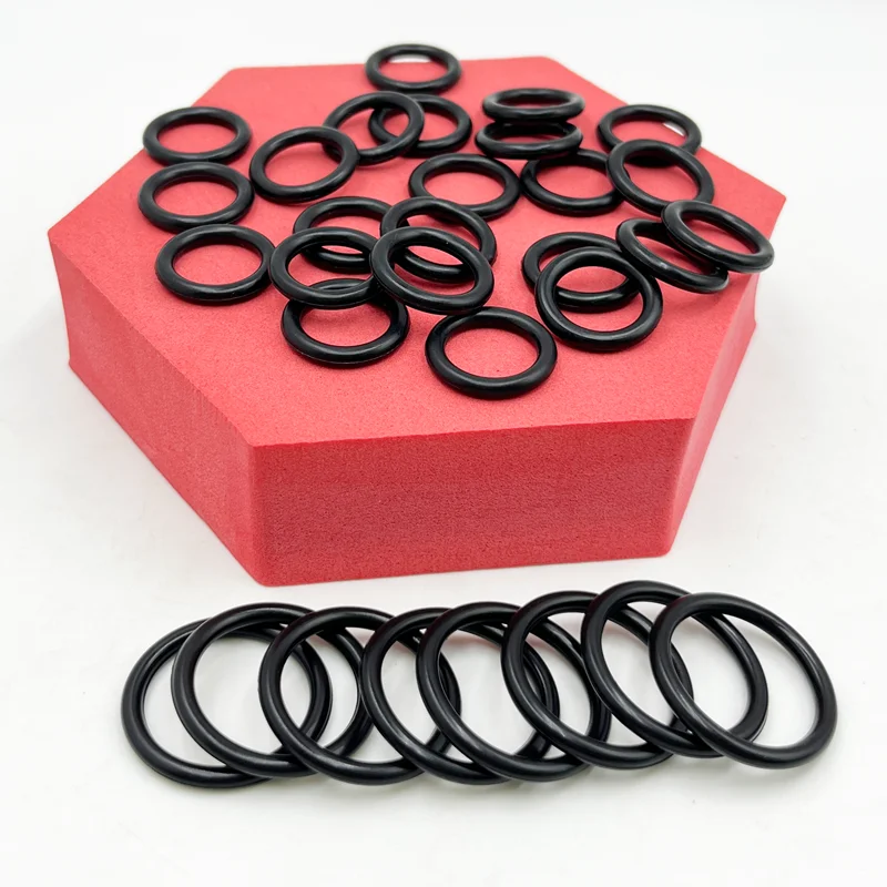 O Ring Sealing Washer NBR Ring Plumbing Round Rubber Gasket Oil Resistant High Temperature 100/20pcs Oring CS1/1.5/2/2.4/3.1/4mm rubber o rings,sealing gasket,rubber washers,keycap o rings,silicone o rings