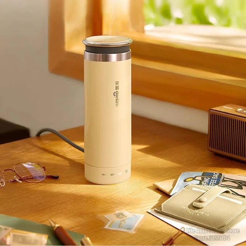 DONLIM220VPortableElectricKettleWaterBoilerTravelHeatingCup
