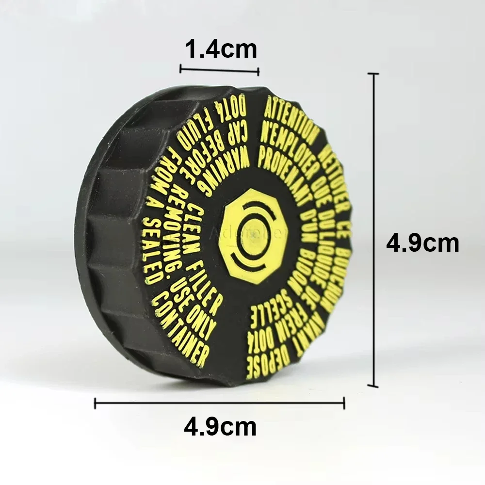 Car Brake Fluid Reservoir Cap Tank Cover Compatible For 206 207 307 308 408 508 for Citroen C2 C5