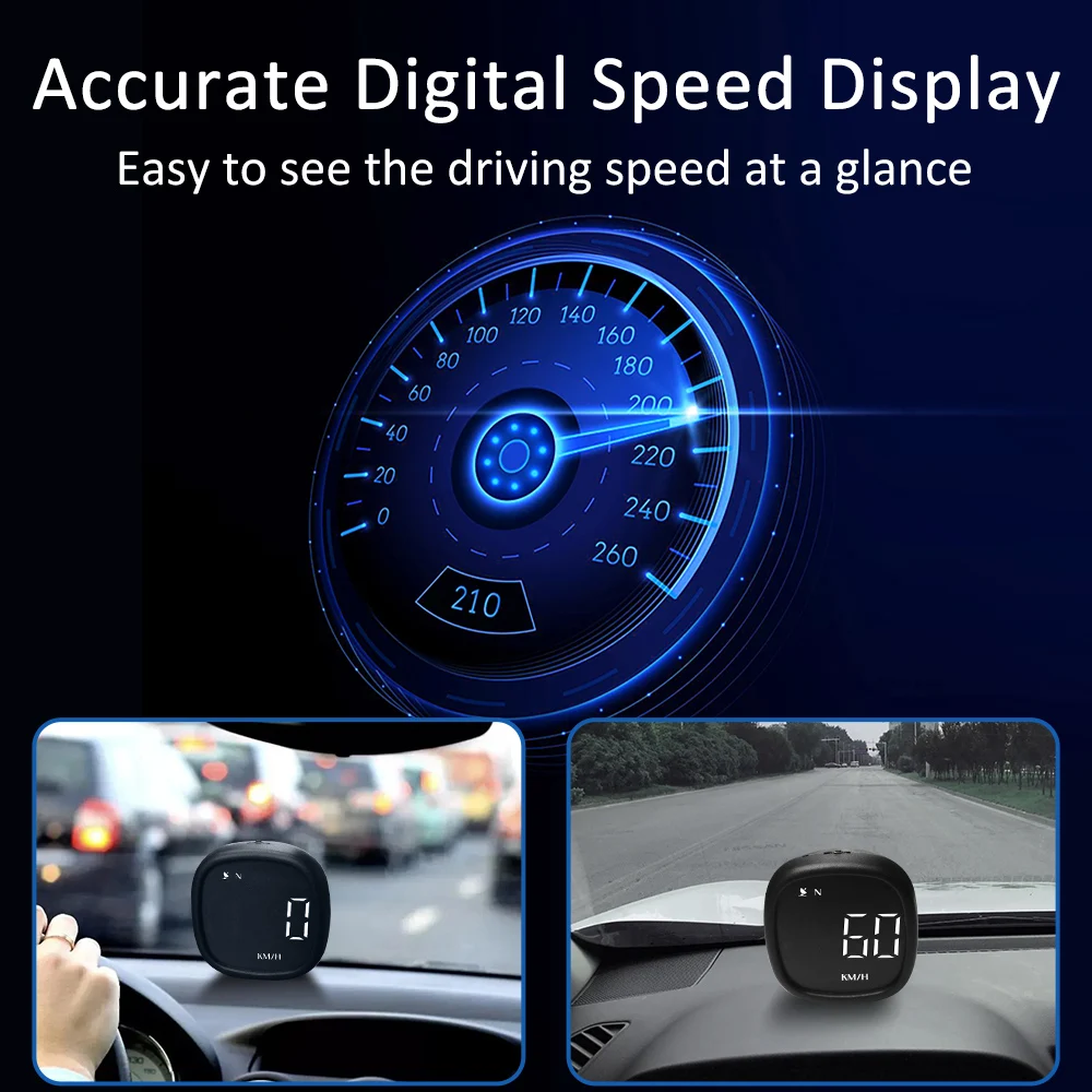 Vjoycar 2022 ֽ GPS ӵ HUD ÷ MPH KMH ð ħ ڵ  ѱ/,   
