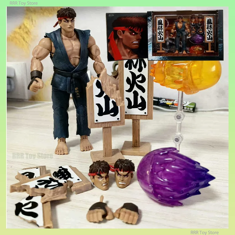 

Original JADA Street Fighter Hoshi Ryu Action Figures Evil Ryu Game Anime Figure Collection Statue Model Toys Figurine Doll Gift