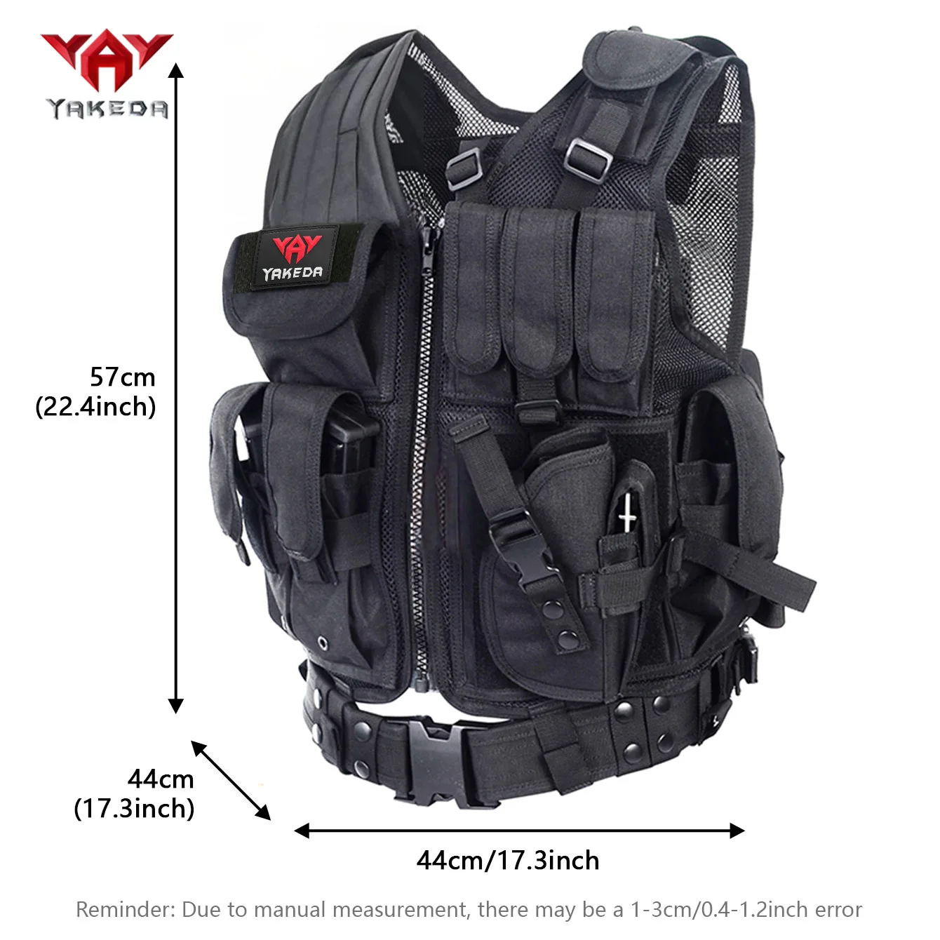 Tear Resistant Mesh Hunting Vest Double Layer Fabric