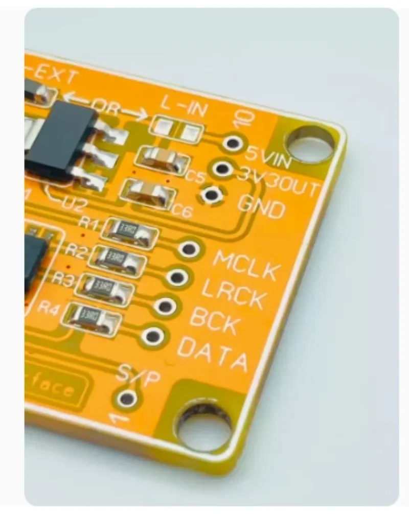 QCC5125 블루투스 USB 카드, IIS 출력 디지털 인터페이스, XMOS, DAC용 이탈리아 아마네로 호환 가능