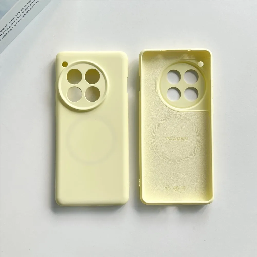 Wireless Charging Magsafe Liquid Silicone Phone Case with Magnetic Slim Design and Camera Protection