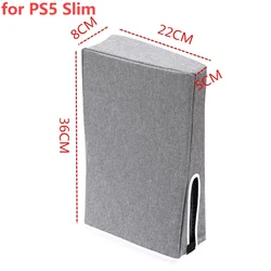 Dust Proof Protective Sleeve for Game Console - Anti-Scratch Host Guard Case (Grey Vertical)