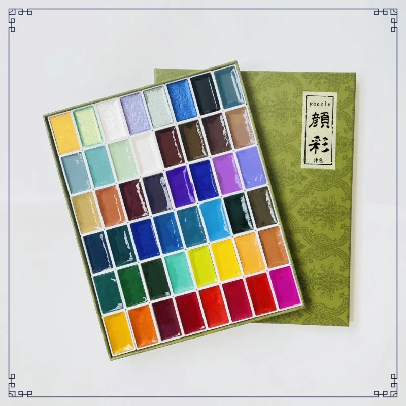 Fine Art Watercolor Pigment Set 12 24 48 Colors