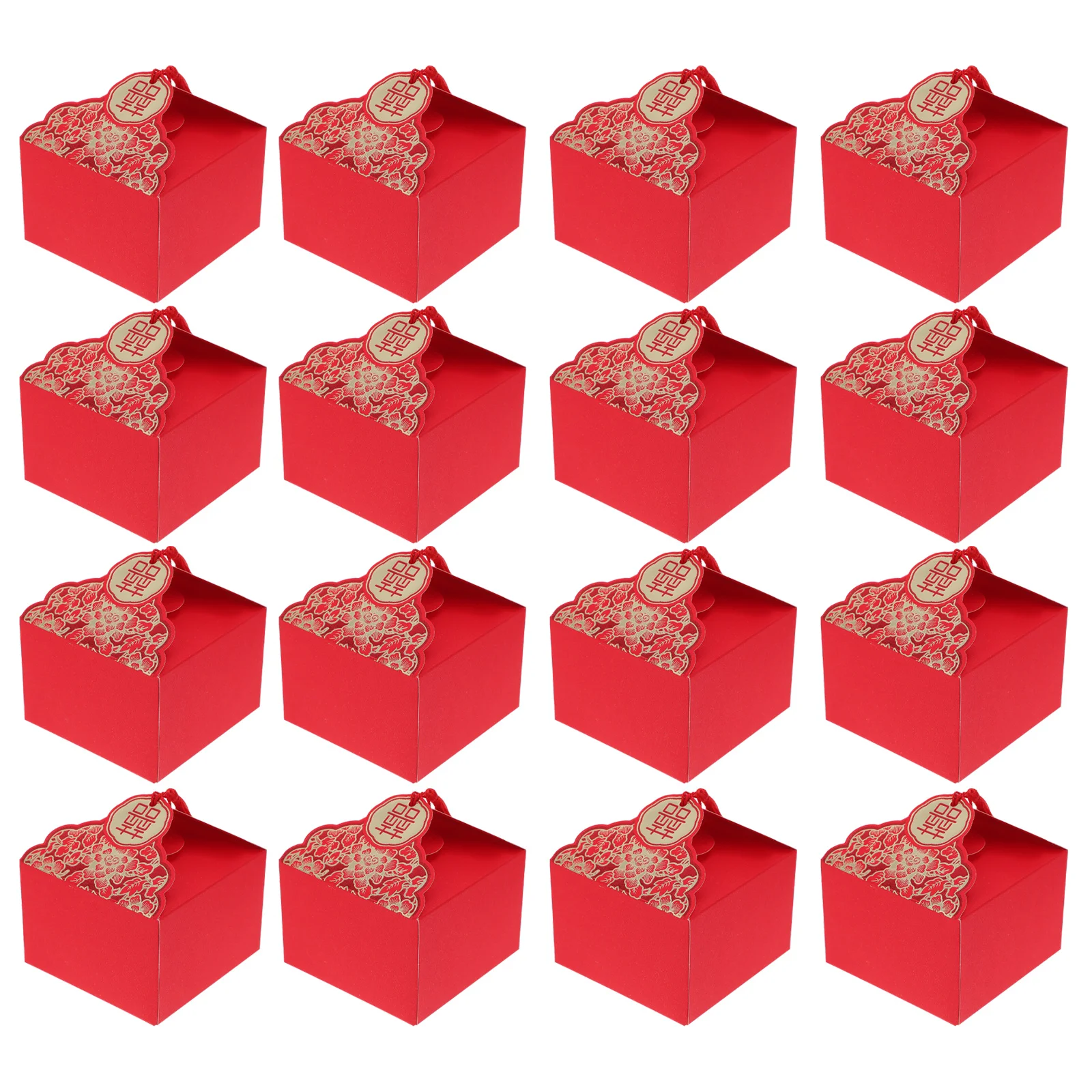

Exquisite Packing Gift Box Red Gift Candy Case Portable Wedding Candy Box Candy Box Candy Bag Wedding Supplies Gift Box