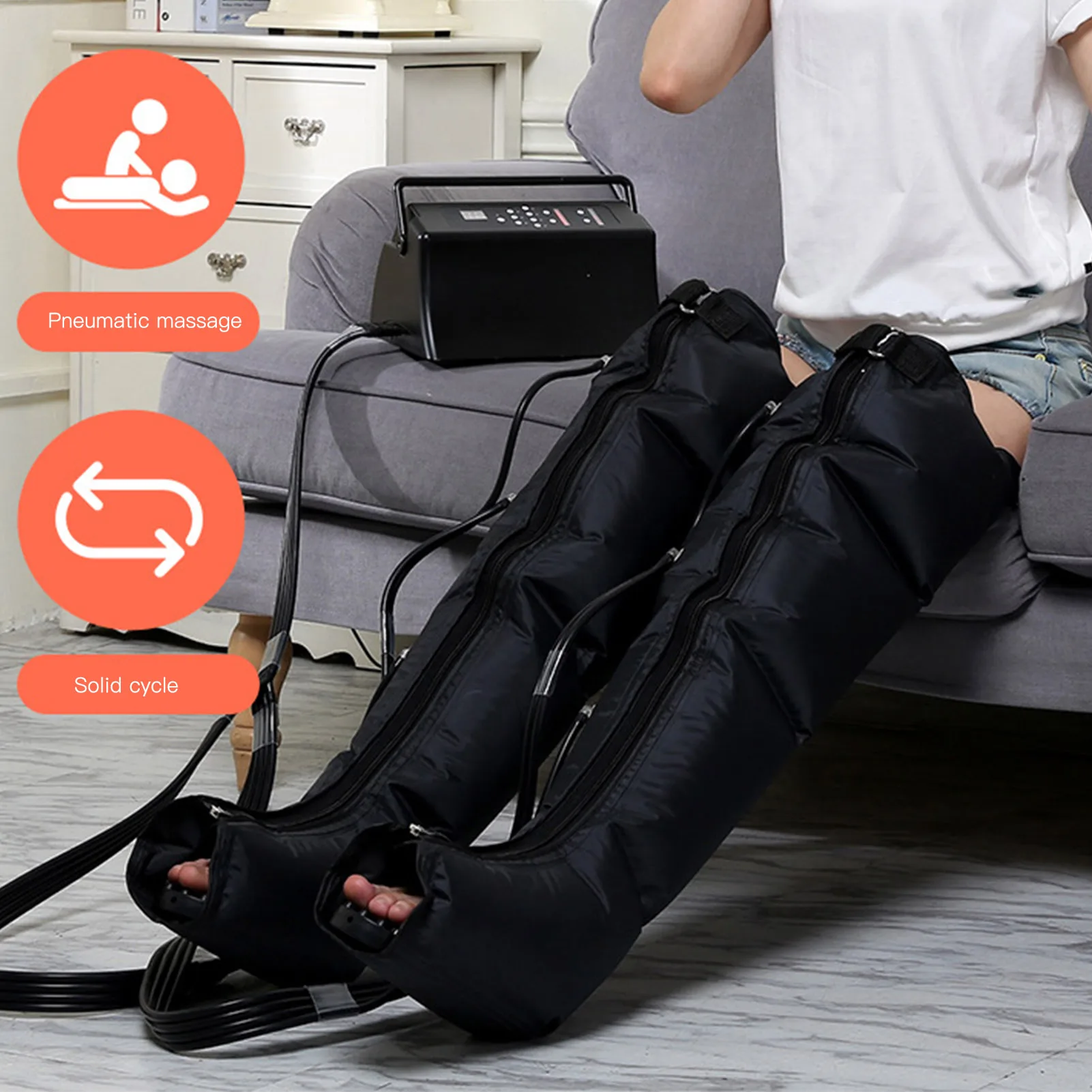 Compressione 6 modalità 9 forza 3 tempi Massaggio hine per braccio vita 100-240V 20W massaggiatore per piedi e gambe_voghion.com