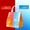 StoBag 25pcs Non-woven Tote Bags Portable Fabric Food Drinks Cake Packaging Keep Warm Cold Delivery Insulation Reusable Pouches 3