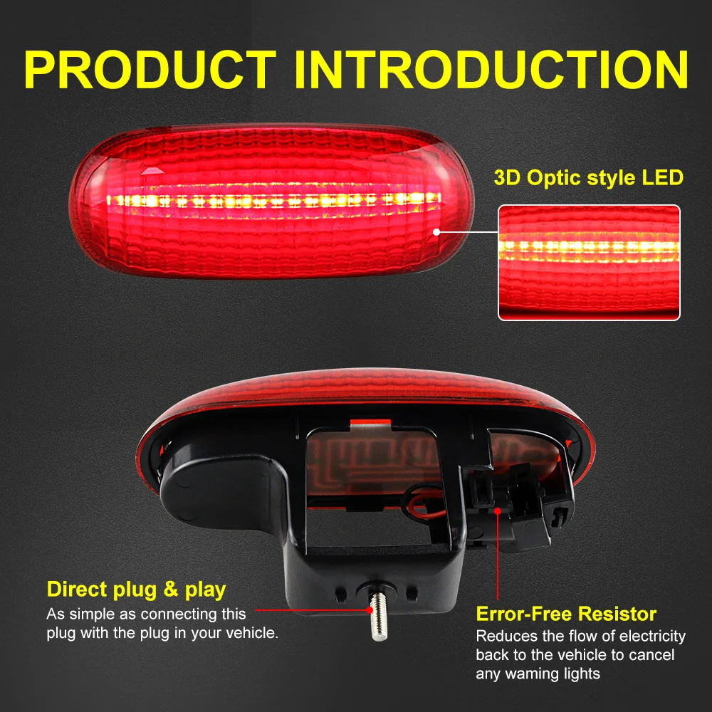 2X Luce Rossa Auto LED Paraurti Posteriore Riflettore Luce per Renault Trafic Master Primastar Opel Lampada di Coda Luce di Freno di Guida 9160858  34