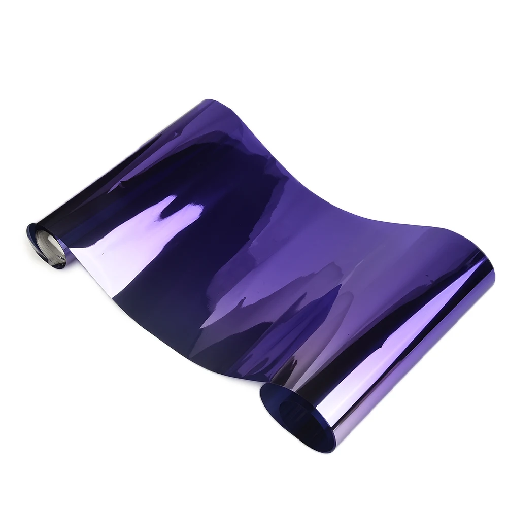 

Film Car Sun Front Film Front PVC Purple Sun Visor Accessories Auto Universal Waterproof Windshield With 1*Scraper