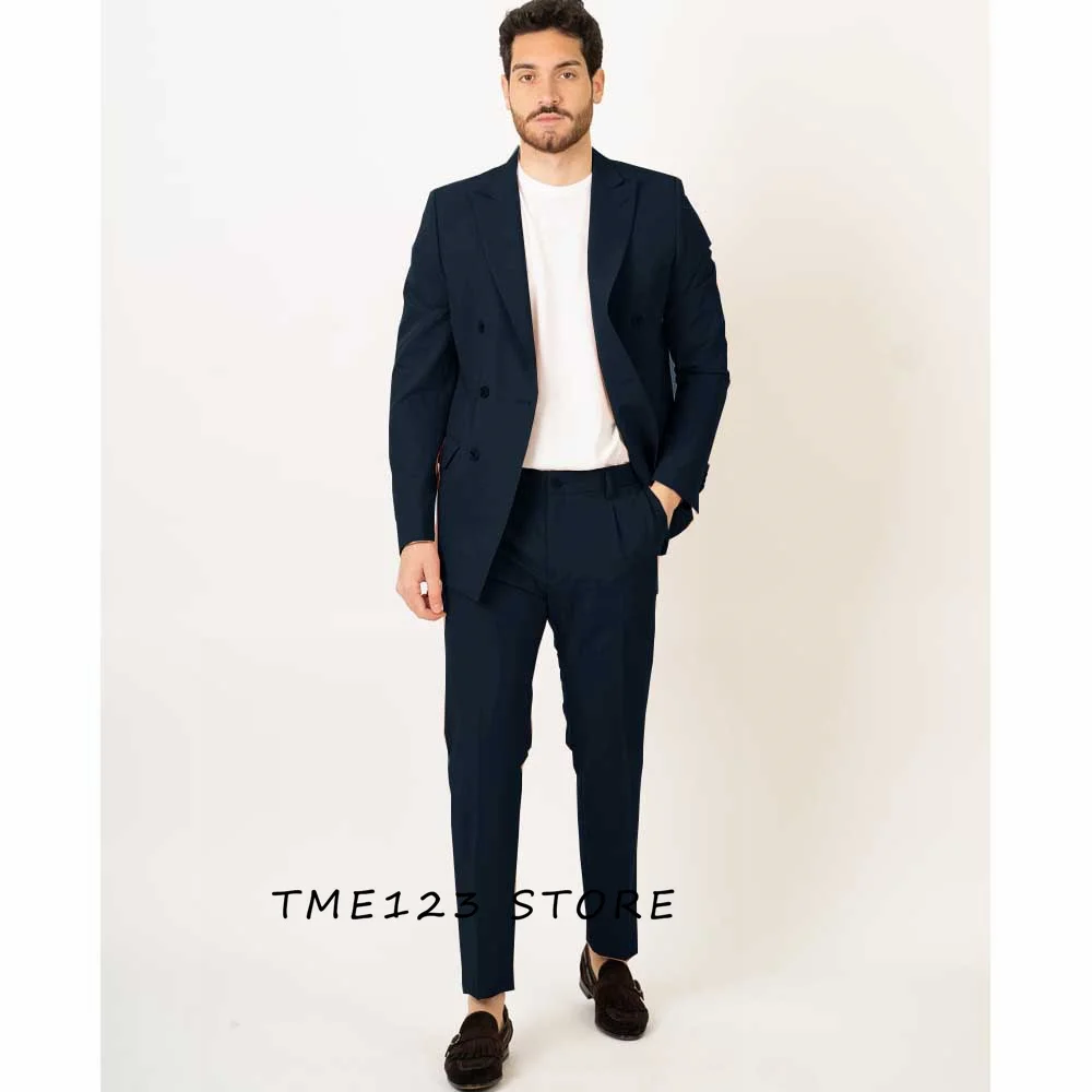

Men's Two Piece Suit Serge Boyfriend Suit for Wedding Party Costume Men Only Man Luxury Clothing Pant Sets Mens Formal Wear Full