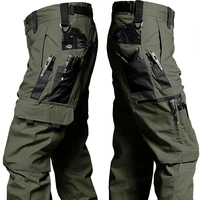 Wear Resistant Work Pant Man Multi-pocket Straight Cargo Trousers Outdoor Jogging Tactical Pants Spring Autumn Casual Trousers 2