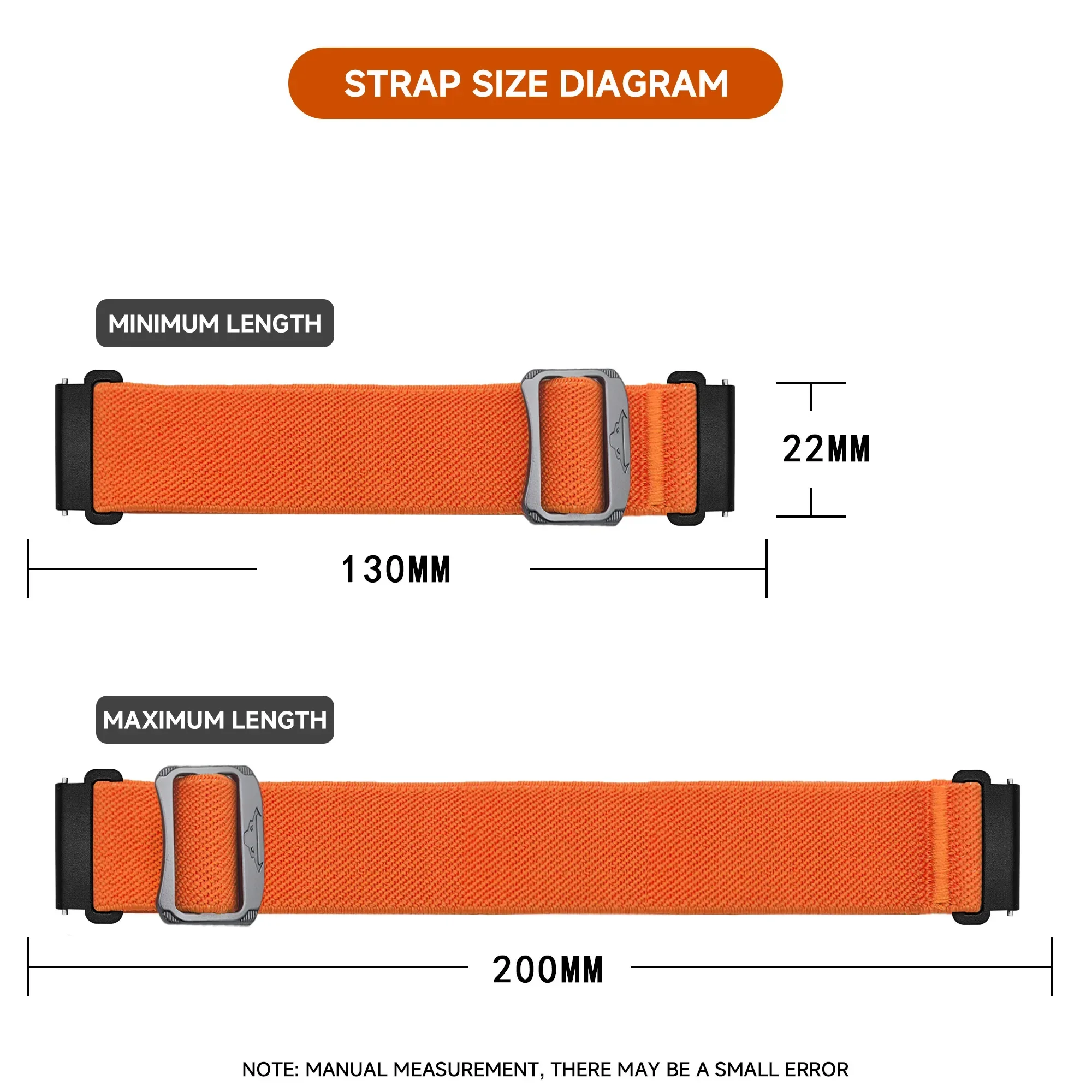 Premium 20mm Nylon Loop Band – Versatile Watch Strap Replacement