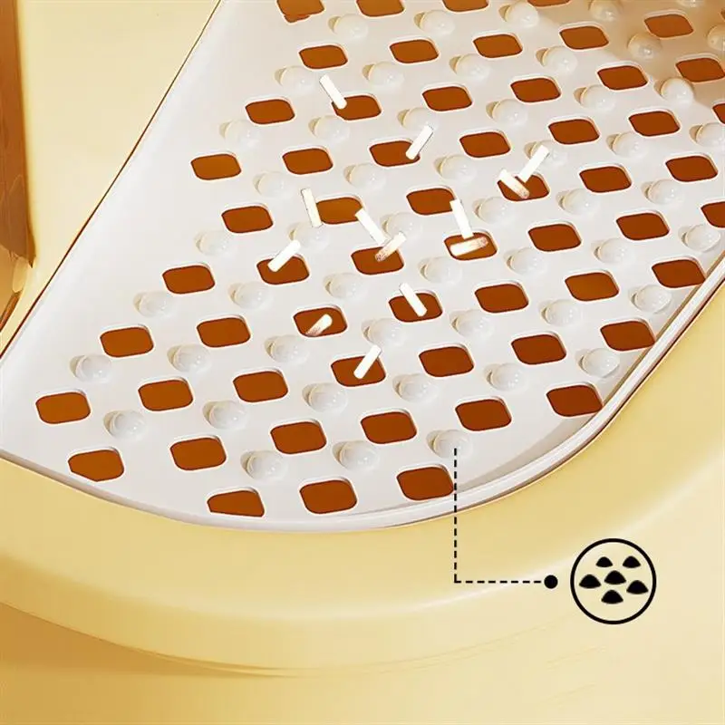 고양이 쓰레기 상자 완전 밀폐형 복도형 초대형 비말 방지 탈취 복도형 고양이 화장실