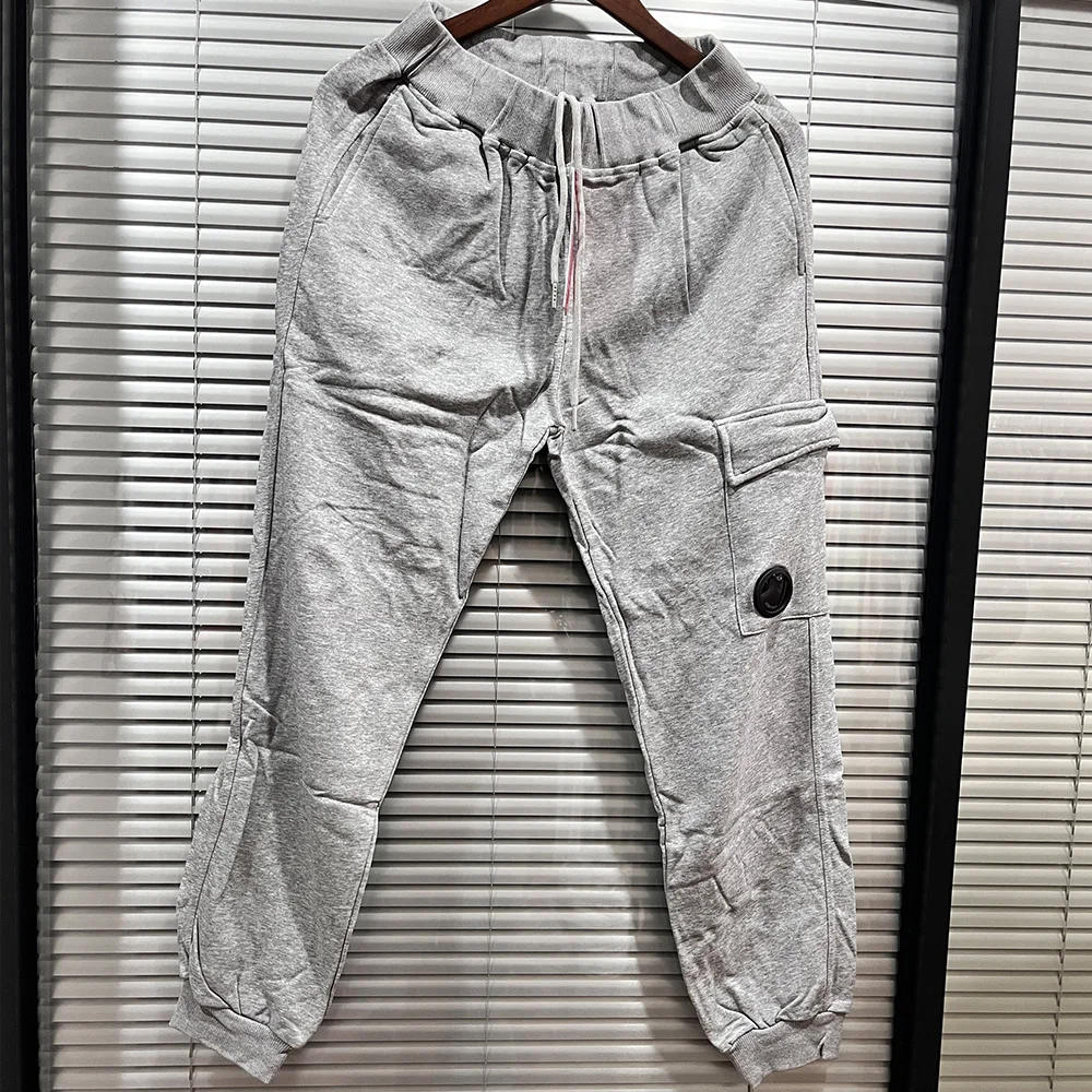 Autumn Simple Trend Pencil Pants Fashion Men's Side Pocket Cotton Sweatpants Street Men's Pants Clothing Cotton Trousers