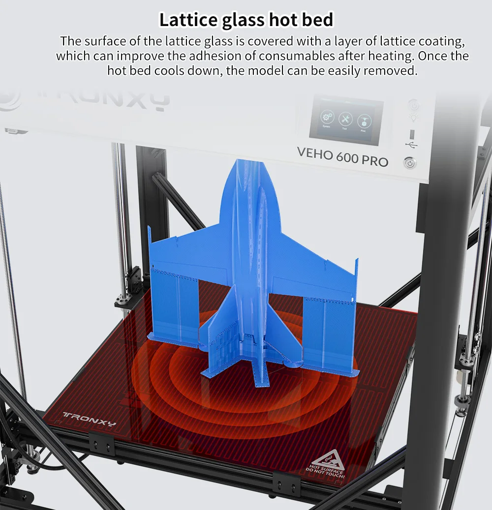 Sf6704943c23b4b8da2cee41b6c5798fdI Nowa aktualizacja z Tronxy VEHO 600 Pro duże 3D z napędem bezpośrednim i zestaw do drukarki profesjonalne drukarki 3D o wymiarach 600x600x600mm