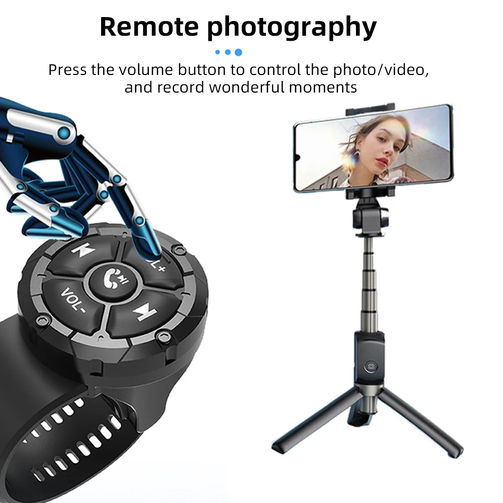 Car Steering Wheel Remote Control Media Controller Button Bluetooth-compatible M