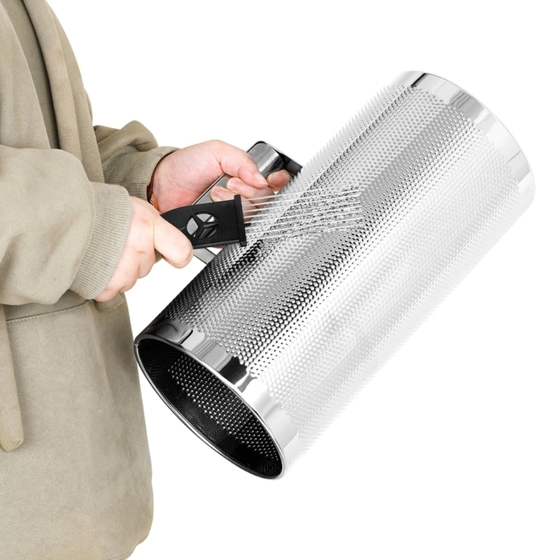 Guira Shaker Latin Percussion Guiro Instrument with Scraper for Performances