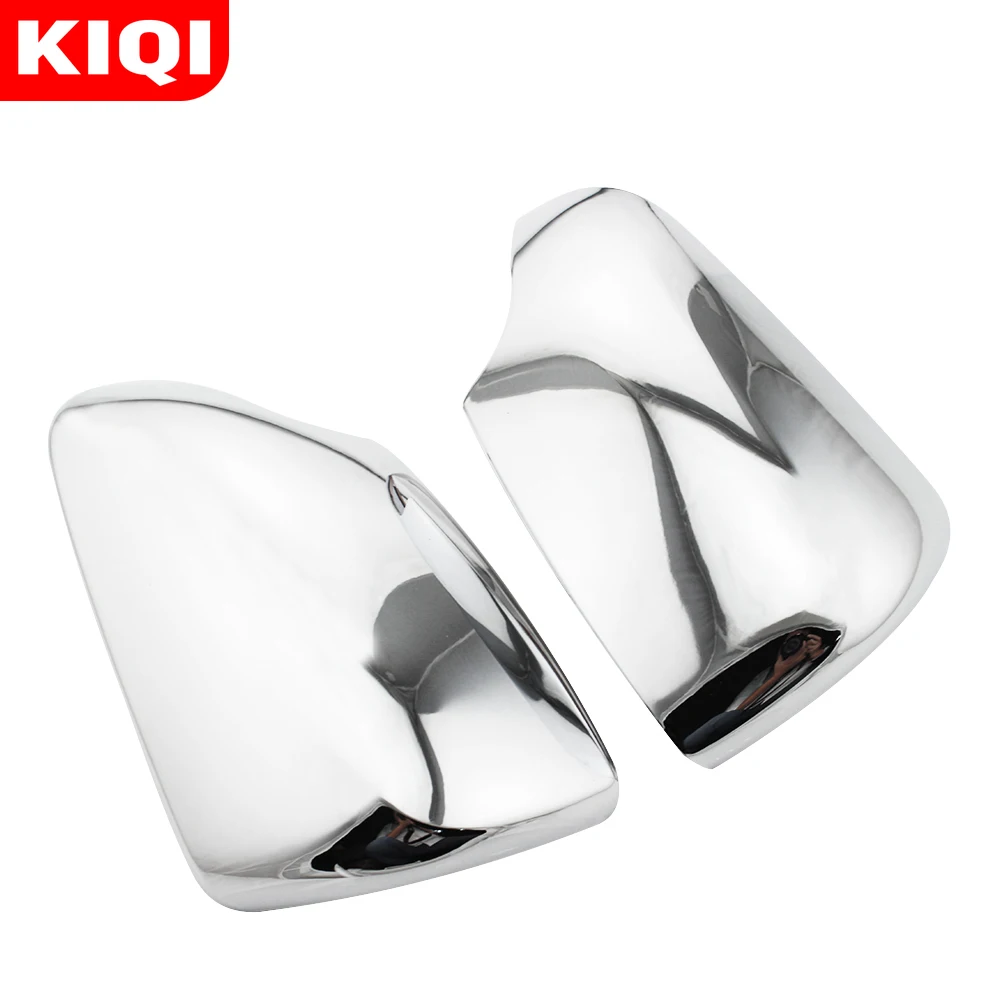 Chrome Mirror Covers For 2006-2011 Ford Ranger - Glossy Side Mirror Caps / Covers