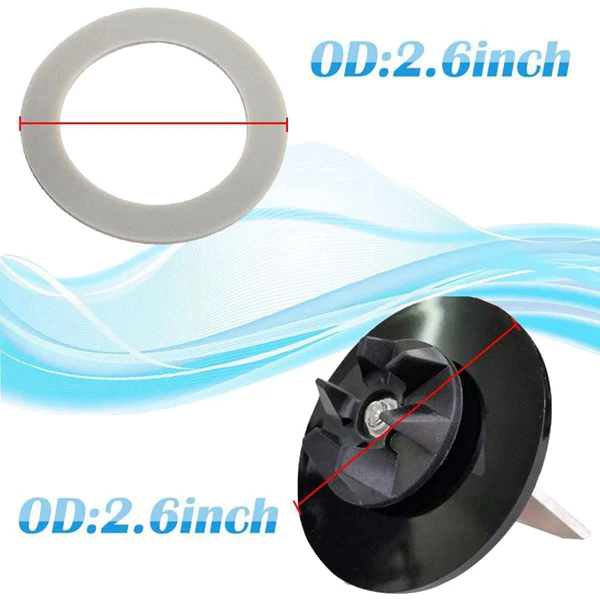 Replacement Parts Blender Blade Assembly with 3 Pcs Blender Gaskets,Replacement Parts for Cuisinart CBT-500,SB5600,CB600 HOT