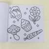 1 Psychedelic And Fashion Coloring Book Drawing Book, with 40 Pages of Cute Mushrooms, Snails, Sunflowers, Cats And Other Patter 5