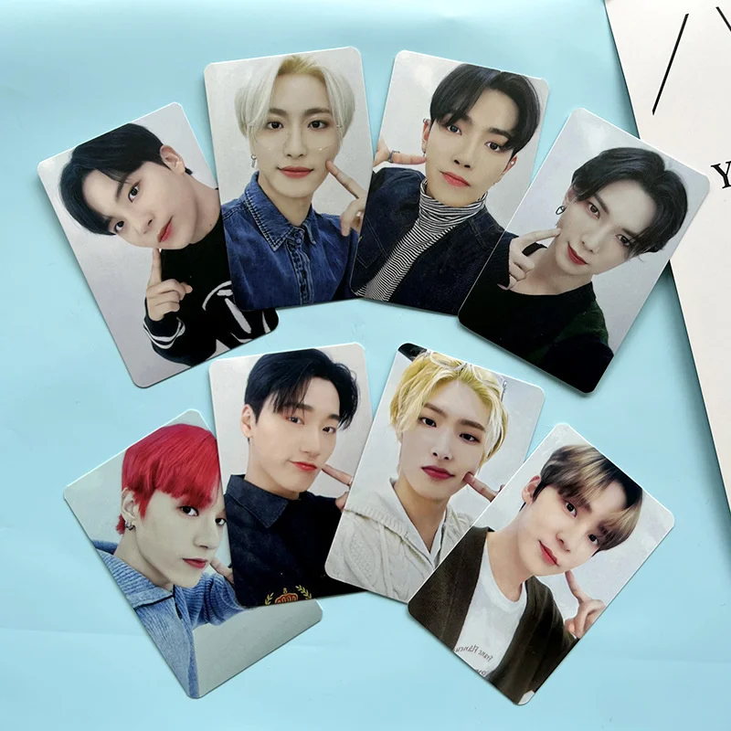 

KPOP 8 шт./набор Альбом ATEEZ SPIN OFF : FROM THE 73 открытка LOMO Card Hongjoong Seonghwa Yeosang Коллекционная Подарочная Фотокарта