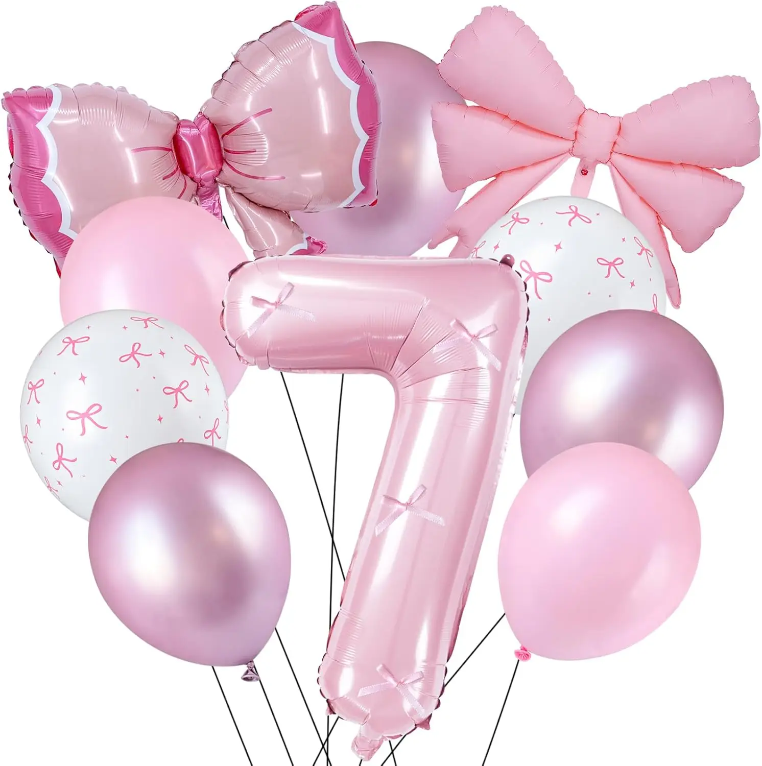 32 Zoll Bogen-Ballons Hellrosa Weiß Transparente Pastell-Ballons Mädchen Prinzessin Baby Geburtstag Hochzeit Junggesellinnenabschied Jubiläum – Detail 12
