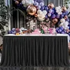 Party Table Skirt Birthday Pleated Dessert Tablecloth Cover Wedding Festive Table Skirting Baby Shower Home Table Decor 5