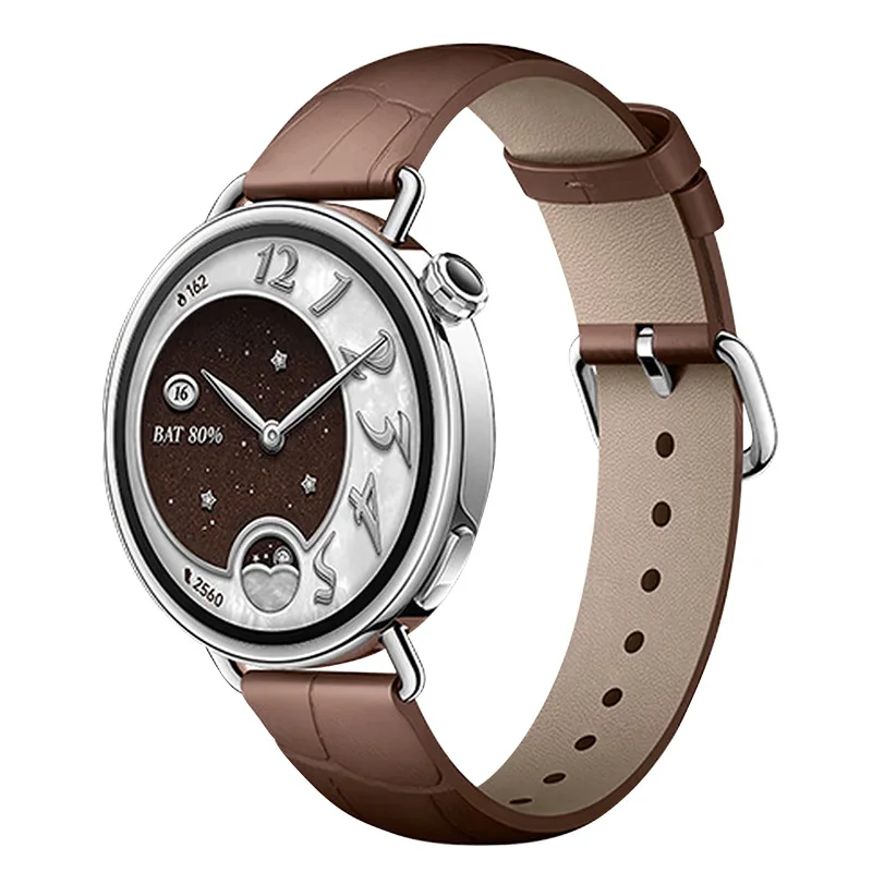Premium Soft Leather Sports Loop Strap with Metal Buckle