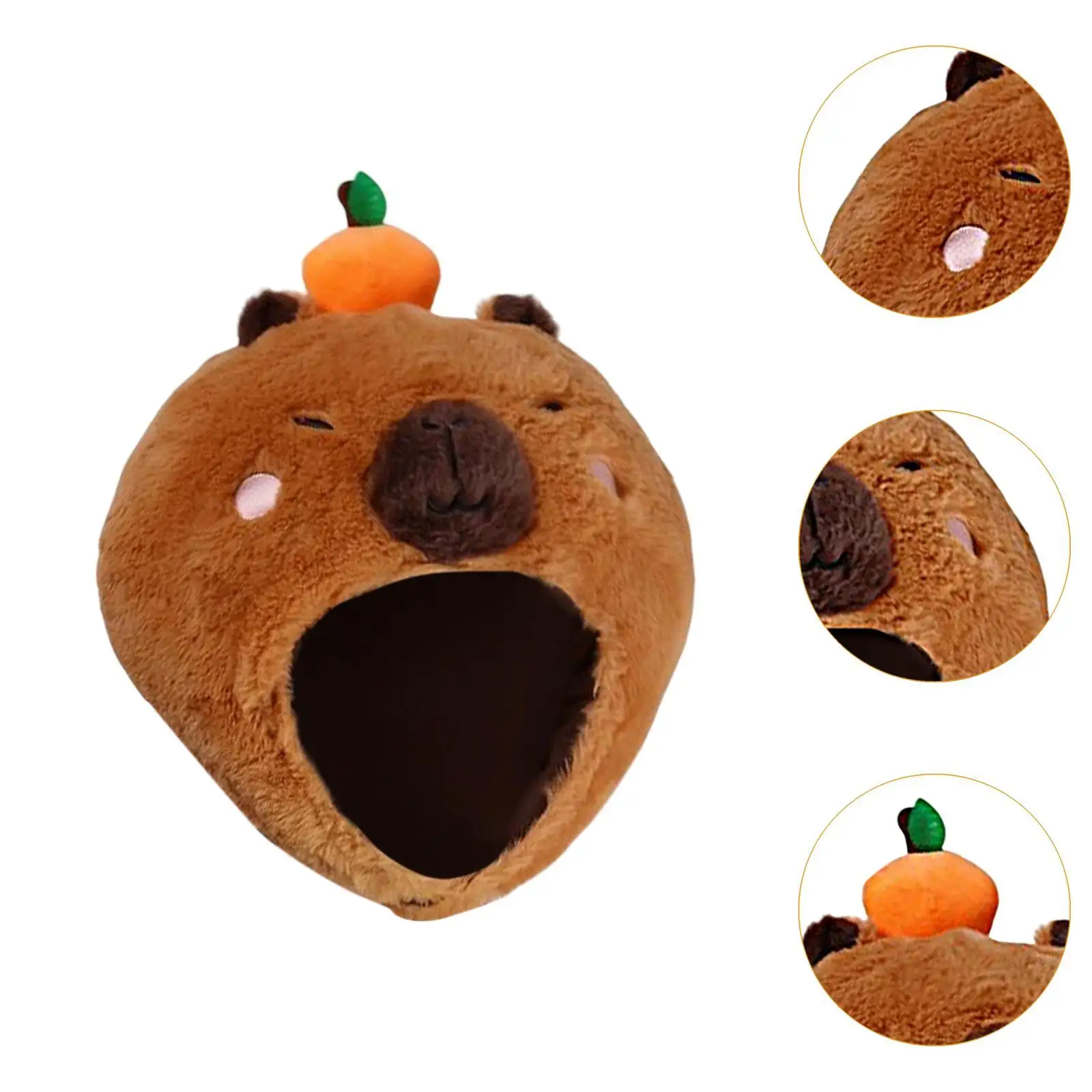Capybara Headgear Hat Cosplay Toy Cap for Birthday Stage Performance Holiday
