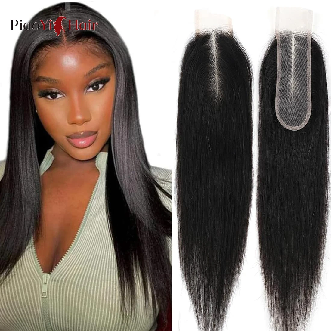 Straight Lace Closure Wig - Human Hair