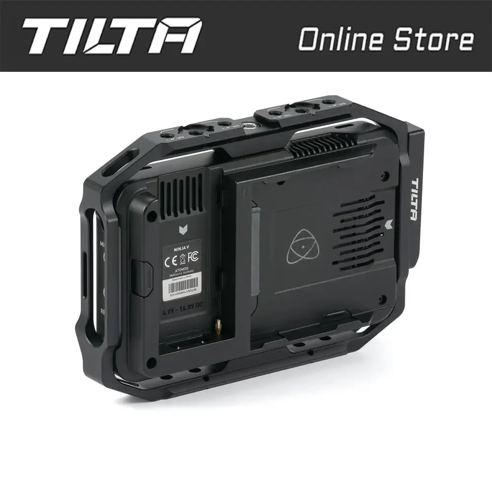 TILTA TA-MC-ANV-B Monitor Cage for Atomos Ninja V/Ninja V+/Shinobi