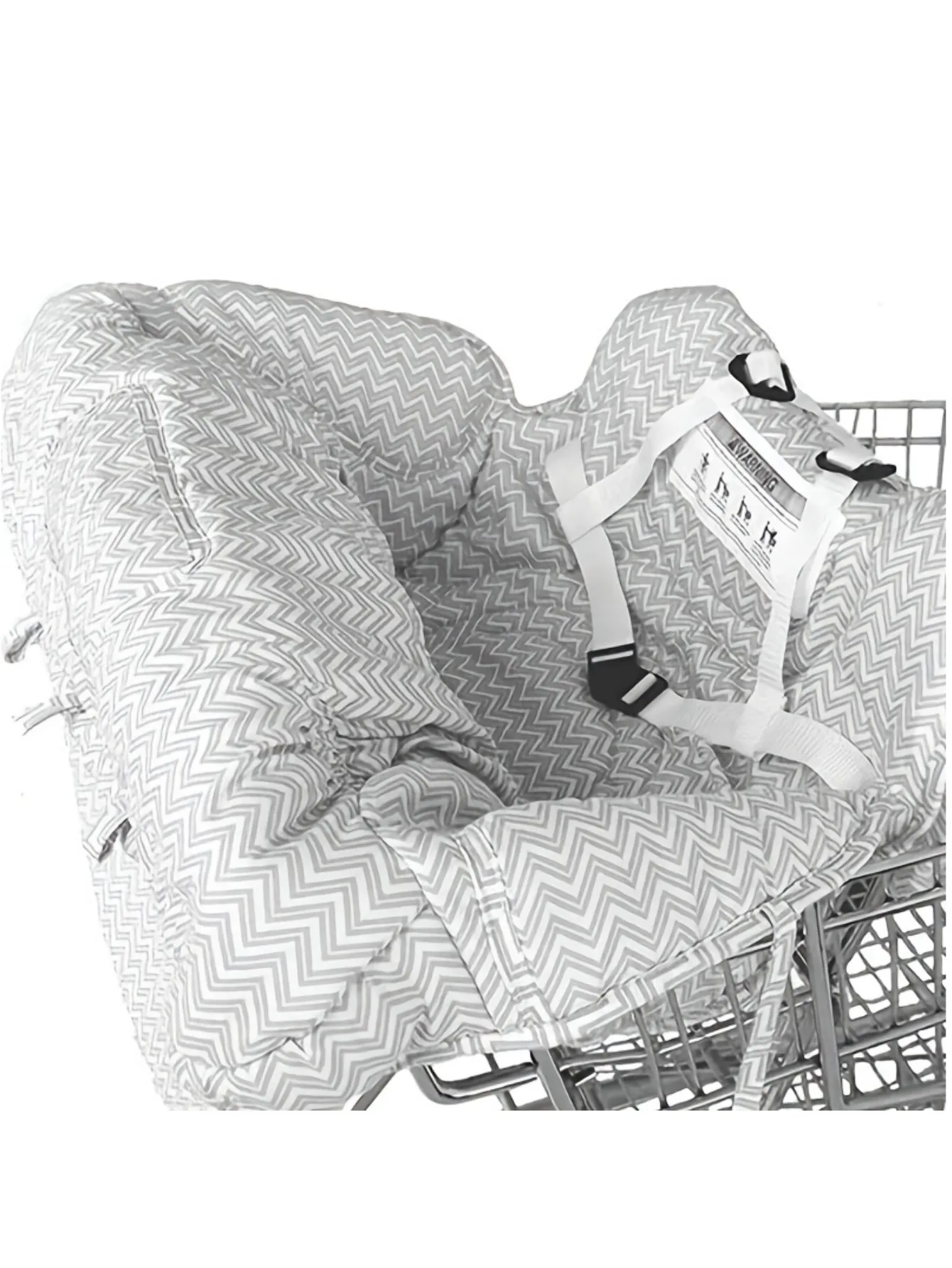 Baby Seat Cover Printed Baby Shopping Cart Cushion Soft Cotton Comfortable and Portable Easy to Install Full Protection