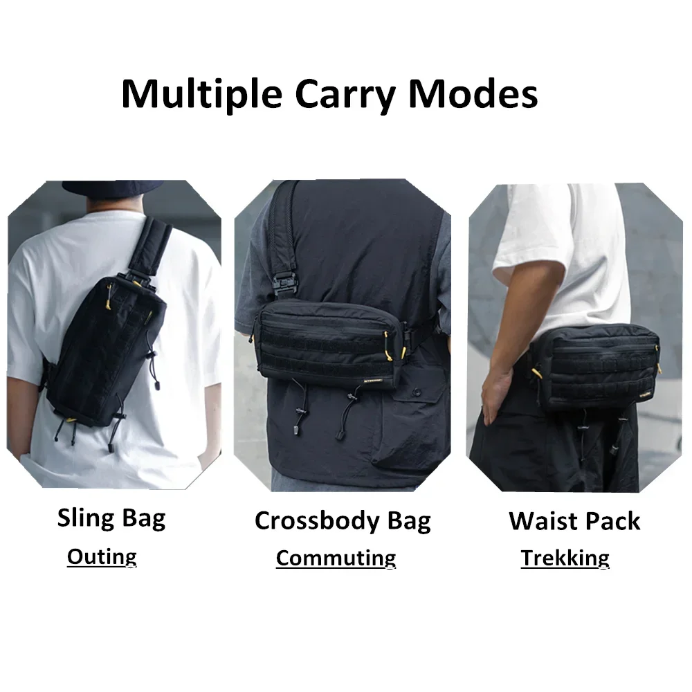 รูปสินค้า กระเป๋าเป้ EDC สำหรับผู้ชาย ใส่ของได้เยอะ กันน้ำได้