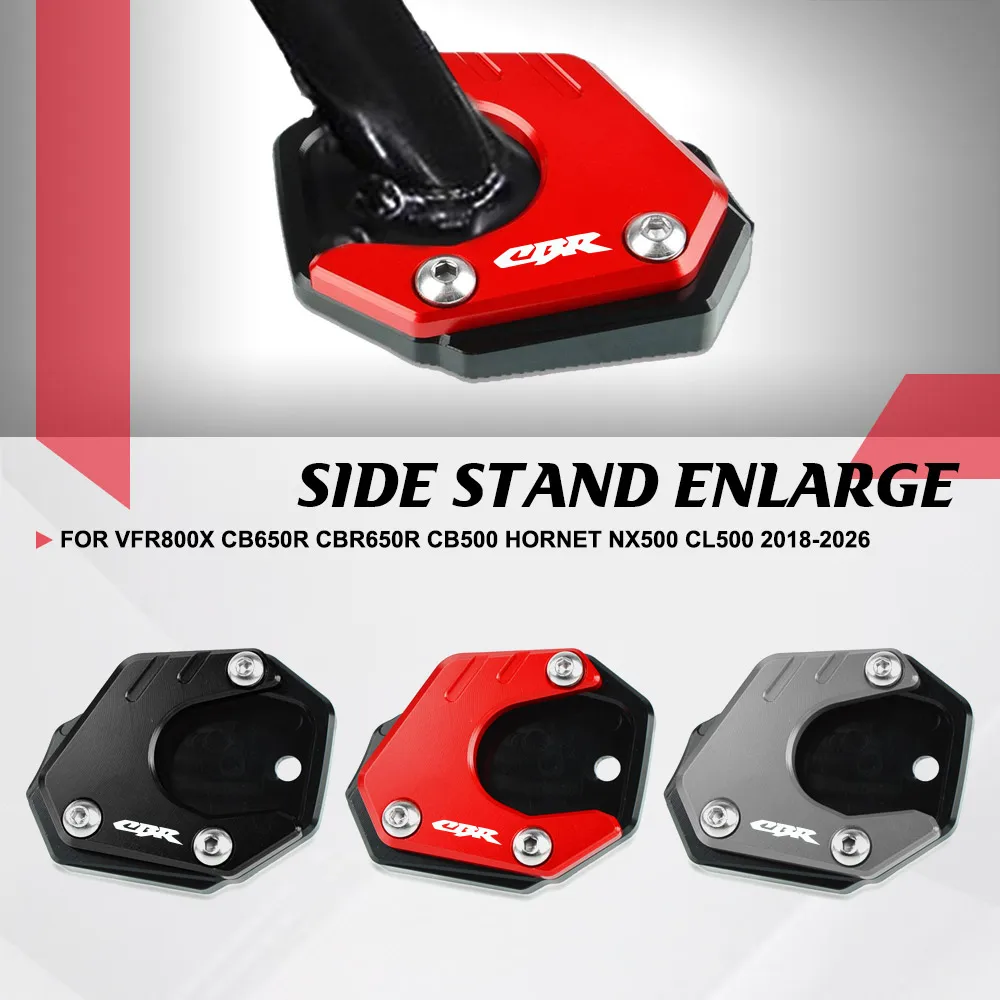 Motorcycle Kickstand Side Stand Enlarge Extension Plate Upgrade