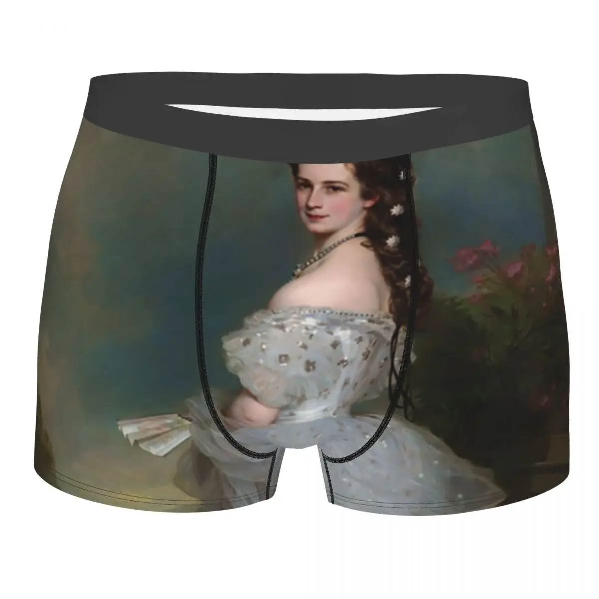 

Portrait Of Empress Elisabeth Of Austria By Franz Xaver Winterhalter Underwear Men Sexy Printed Custom Boxer Shorts Panties