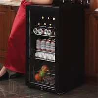 Bar à glace 135L/165L, petit réfrigérateur ménager, Commercial, salon, bureau, thé, boissons, vin, armoire 5