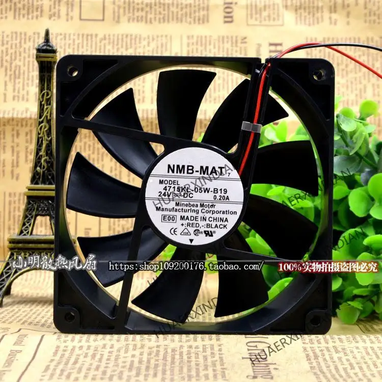 

New -MAT 7 4715KL-05W-B19 12038 24V 0.2A 312 Cooling Fan Assembly Kit