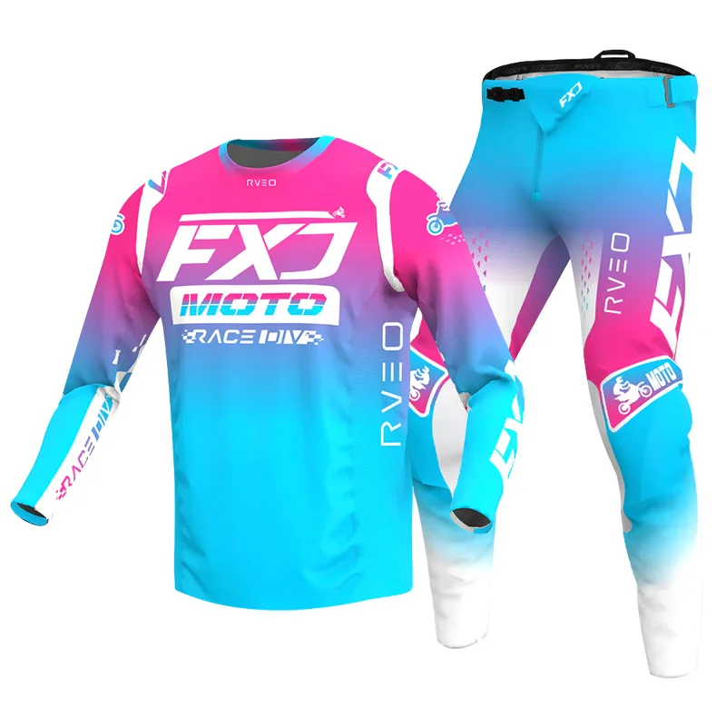 

motocross gear set racing suit Off-road MX DH BMX ATV MTB Enduro MOTO Mens Kits Women's mountain Motorcycle Combo Downhill