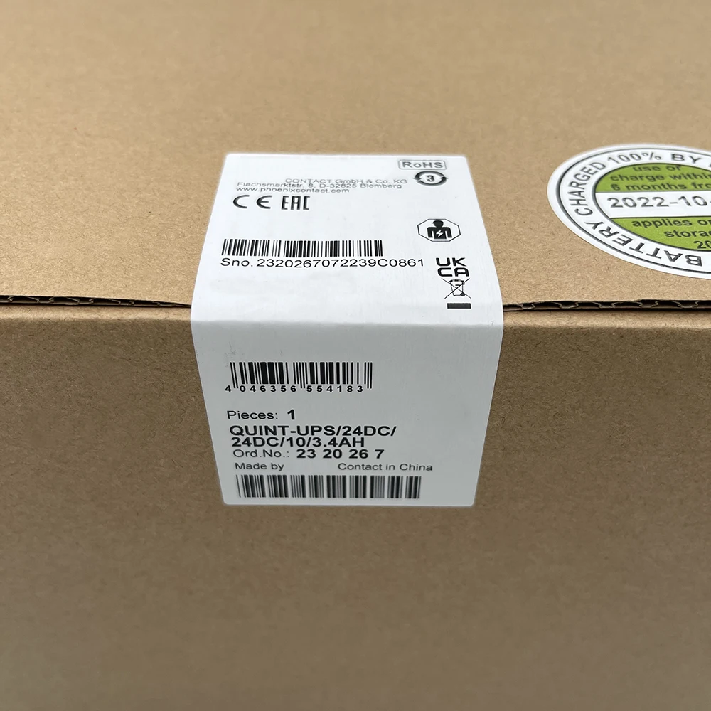 2320267 For Phoenix Power Supply QUINT-UPS/ 24DC/ 24DC/10/3.4AH 3 2320267 For Phoenix Power Supply QUINT-UPS/ 24DC/ 24DC/10/3.4AH