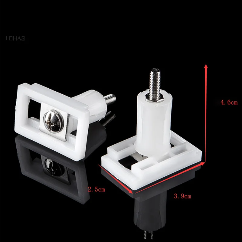 Toilet Lid Hinge Repair Bolts Accessories Screws Washers Set Universal Replacement Toilet Lid Set Screws