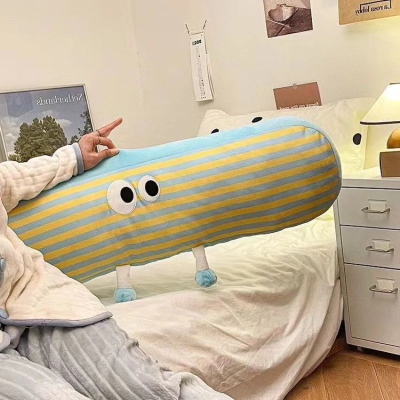 Cute Bed Dopamine Internet Celebrity Cushion Sofa Large Backrest Long Strip Pillow Girl Legs Legs Side Sleeping Pillow 5