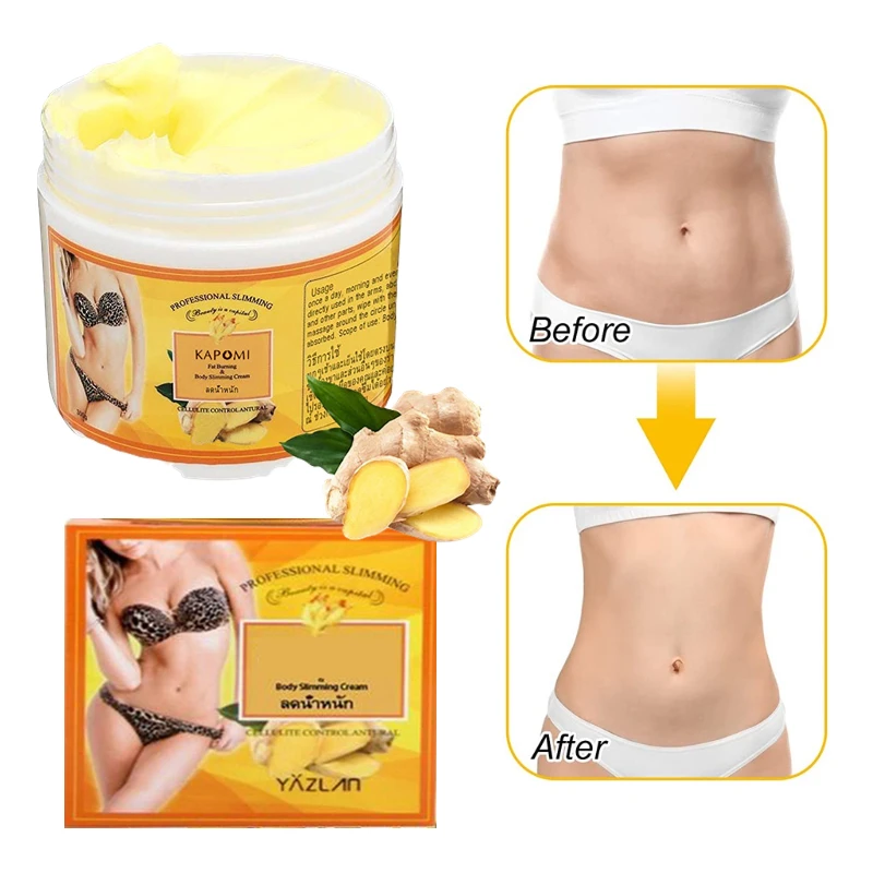Hot Turmeric Slimming Cream Body Abdomen Fat Burning Weight Loss Anti-Cellulite Slimming Cream Body Shaping Ma_voghion.com